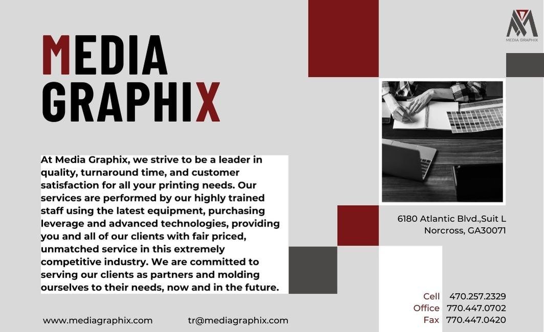 MEDIA GRAPHIX: Diverse Printing Solutions